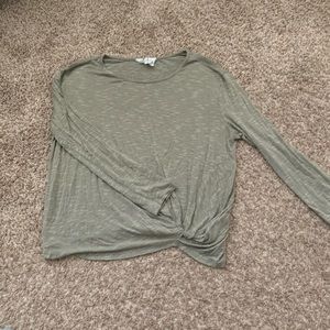 Striped long sleeve shirt